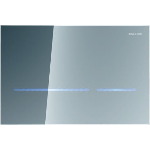 GEBERIT Kumanda Kapağı, 8cm için SIGMA80 FÜME/REFLEKTİF CAM 116.092.SM.6