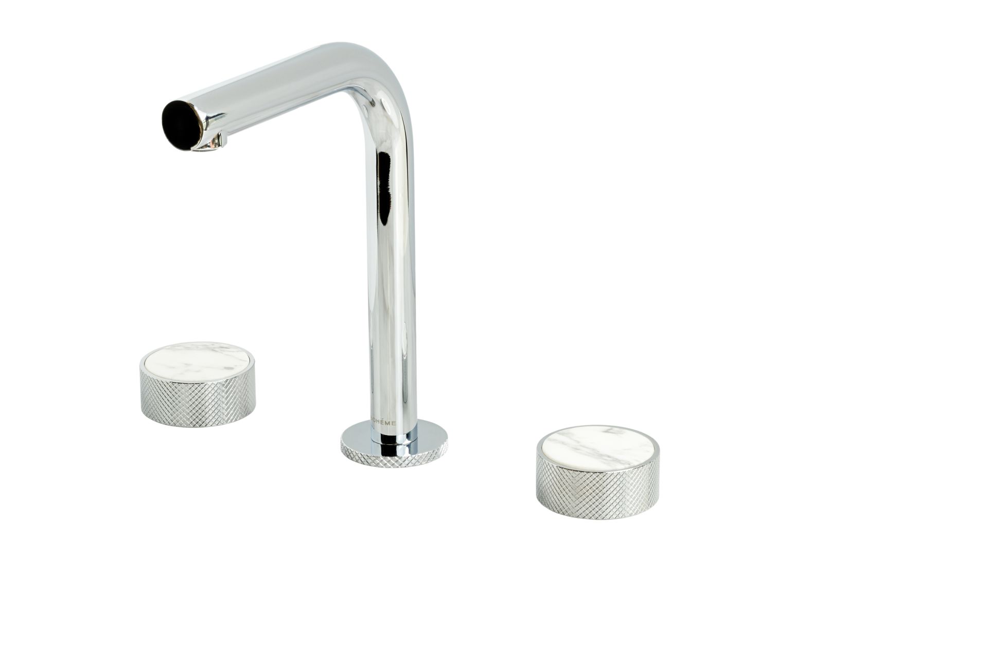 BOHEME Prestige Mermer Ankastre 3 Delikli Lavabo Bataryası 152-SGM-BC