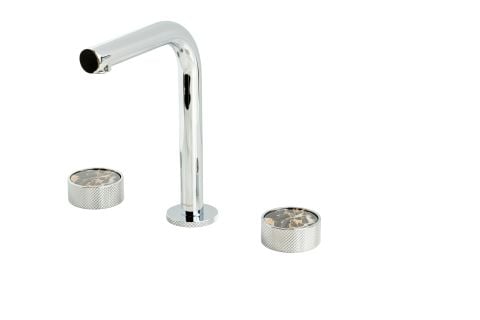 BOHEME Prestige Mermer Ankastre 3 Delikli Lavabo Bataryası 152-SGM-BG