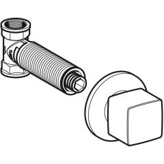 GEBERIT 616.008.21.1 Ankastre stop valf seti, kare, parlak krom