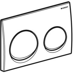 GEBERIT Alpha20 Kumanda Kapağı  - Çift basmalı ALPHA20 MAT KROM 115.040.46.5