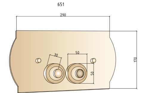 BOHEME Rezervuar Paneli 651-NB