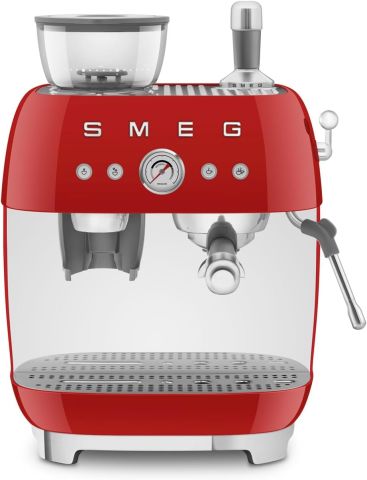 KIRMIZI ÖĞÜTÜCÜLÜ ESPRESSO KAHVE MAKİNESİ
