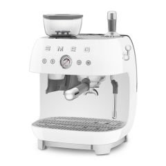 ÖĞÜTÜCÜLÜ ESPRESSO KAHVE MAKİNESİ BEYAZ ÖĞÜTÜCÜLÜ ESPRESSO KAHVE MAKİNESİ