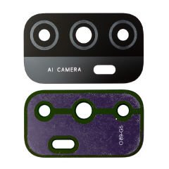 Oppo A53 Kamera Camı Siyah (Tek Cam)