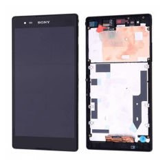 Sony Xperia T2 Lcd Ekran Çıtalı Siyah