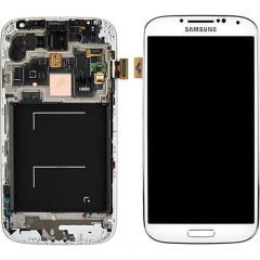 Samsung I9500 S4 Lcd Ekran Revizyon Orijinal Beyaz