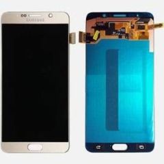 Samsung N920 Note 5 Lcd Ekran Servis Gold Altın