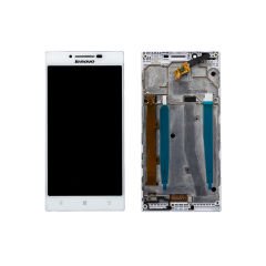 Lenovo Vibe P70 Lcd Ekran Çıtalı Beyaz