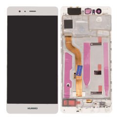 Huawei P9 Lcd Ekran Çıtalı Beyaz