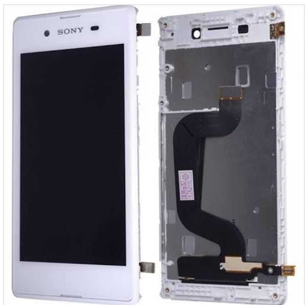 Sony Xperia E3 D2206 Lcd Ekran Çıtalı Beyaz