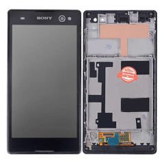 Sony Xperia T3 Lcd Ekran Çıtalı Siyah