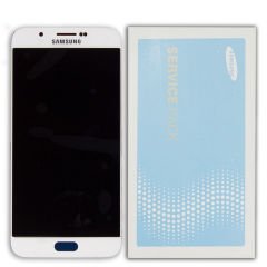 Samsung A800 A8 Lcd Ekran Servis Beyaz