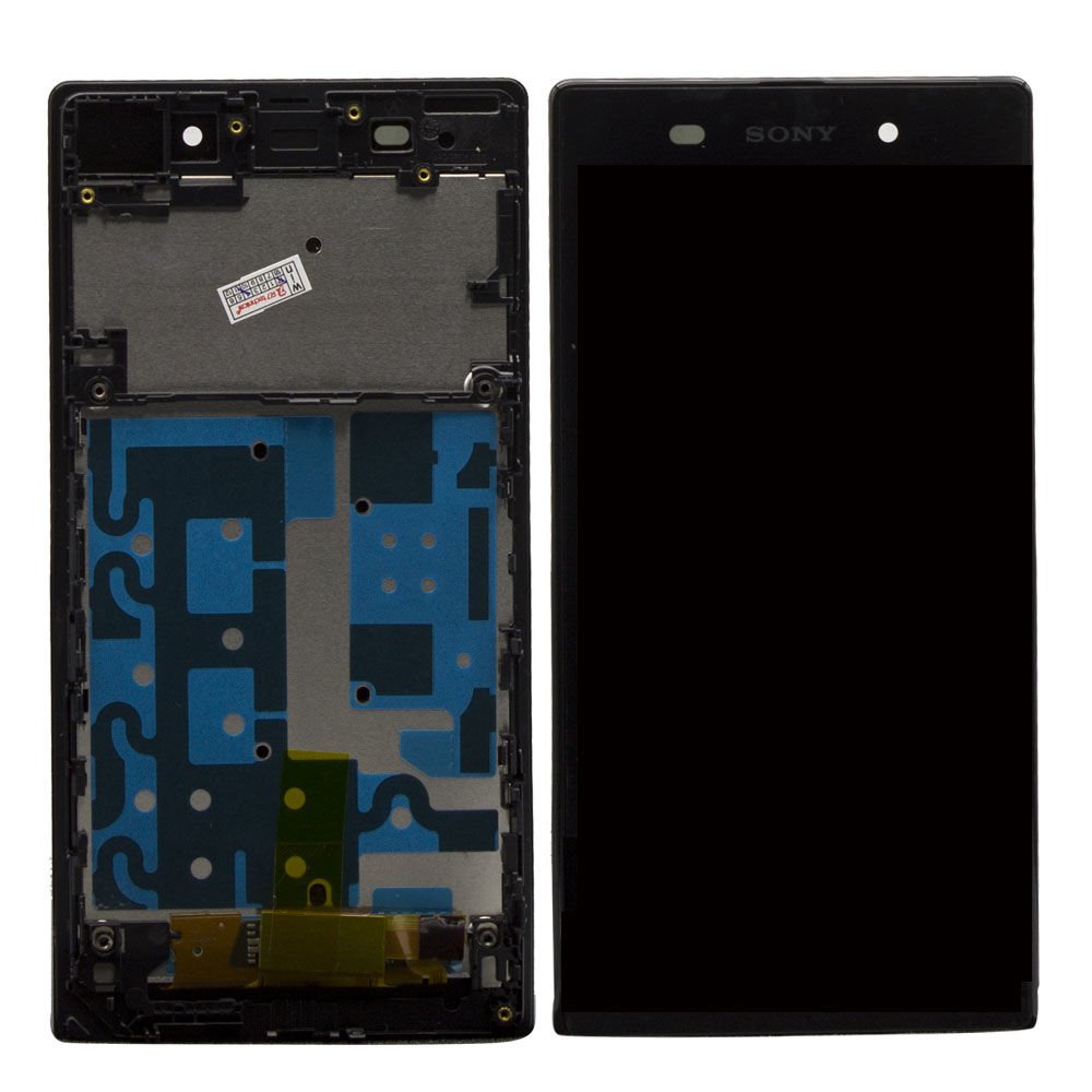 Sony Xperia Z1 Lcd Ekran Çıtalı Siyah