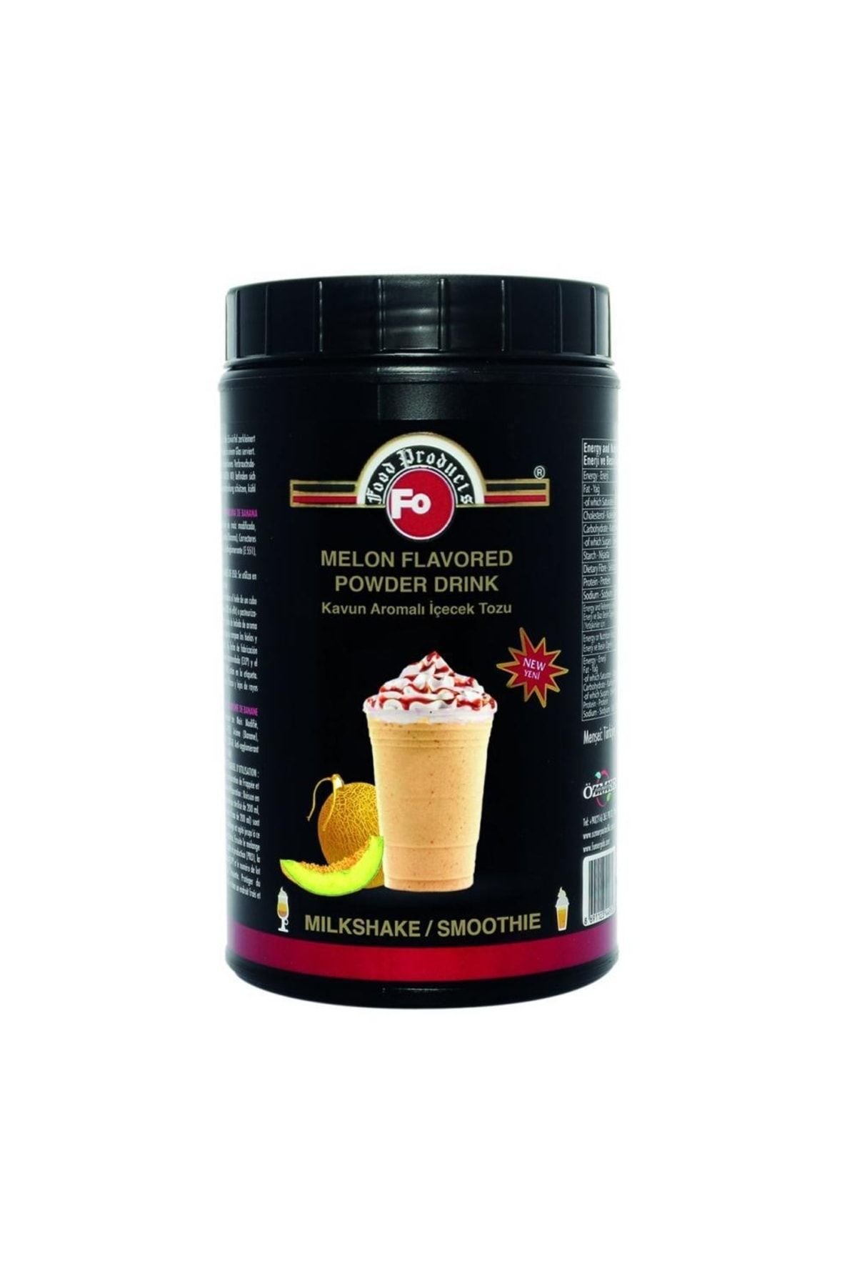 Kavun Aromalı Milkshake Tozu 1 Kg