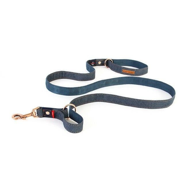 Ezydog 04850 Leashes Vario 4 Lite Denim Köpek Gezdirme Tasması 180cm 12mm