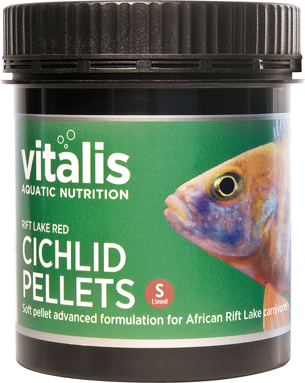 Vitalis - Rift Lake Cichlid Pellets Red 120 gr Small 1.5 mm