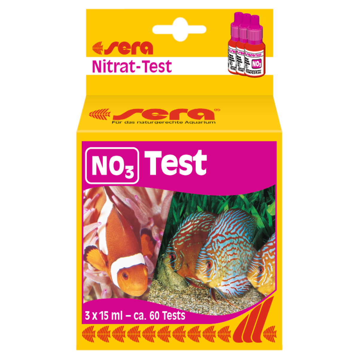 Sera NO3 Test 3 x 15 ml Nitrat Testi