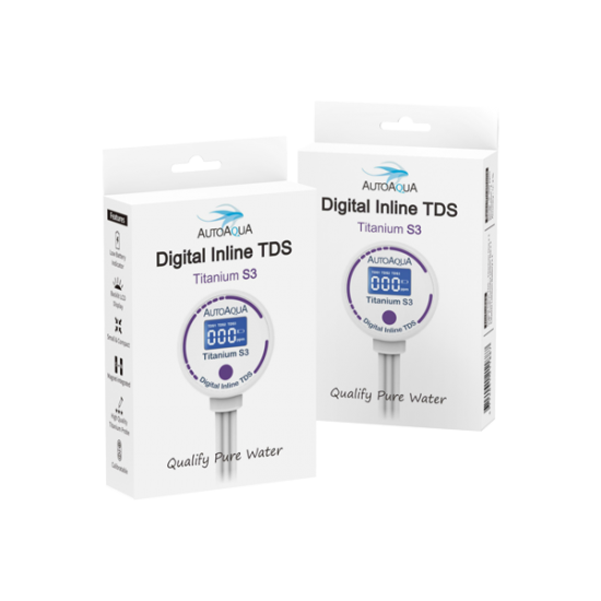 AutoAqua Digital Inline Tds - Titanium S3 TDS-300S