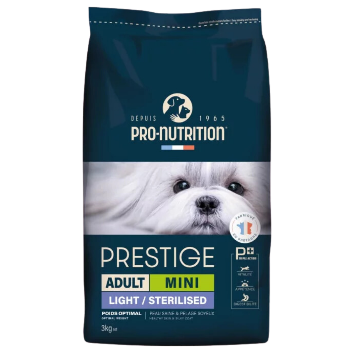 Pro Nutrition Prestige Sterilised Light Mini Tavuklu Küçük Irk Yetişkin Köpek Maması 3 Kg