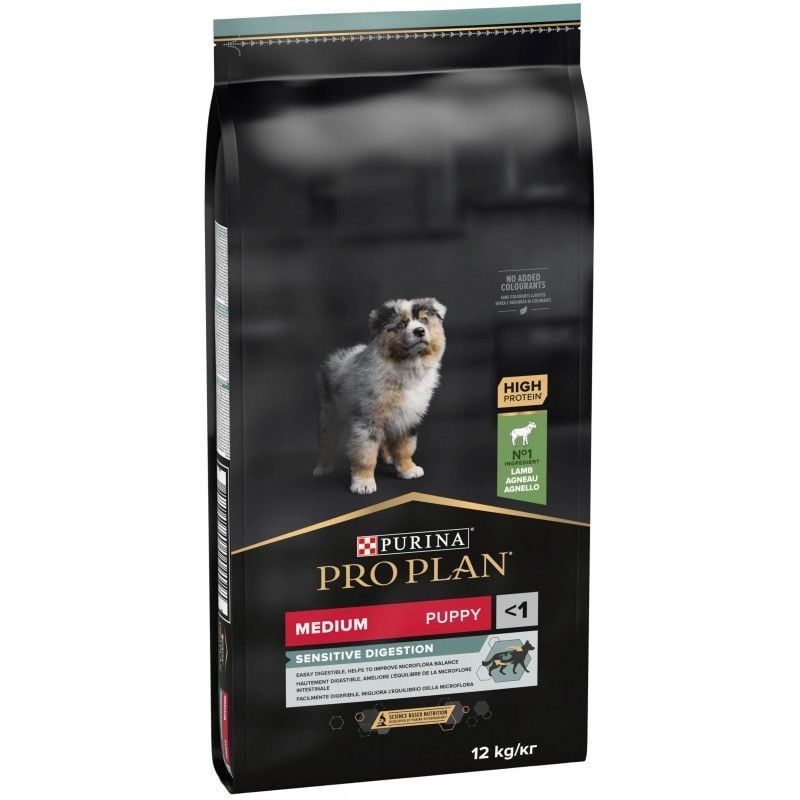 Proplan Puppy Medium Sensitive Digestion Kuzulu Yavru Köpek Maması 12 kg