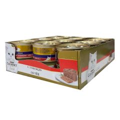 Purina Gourmet Gold Kıyılmış Sığır Etli Konserve Kedi Maması 85 g x 24 Adet