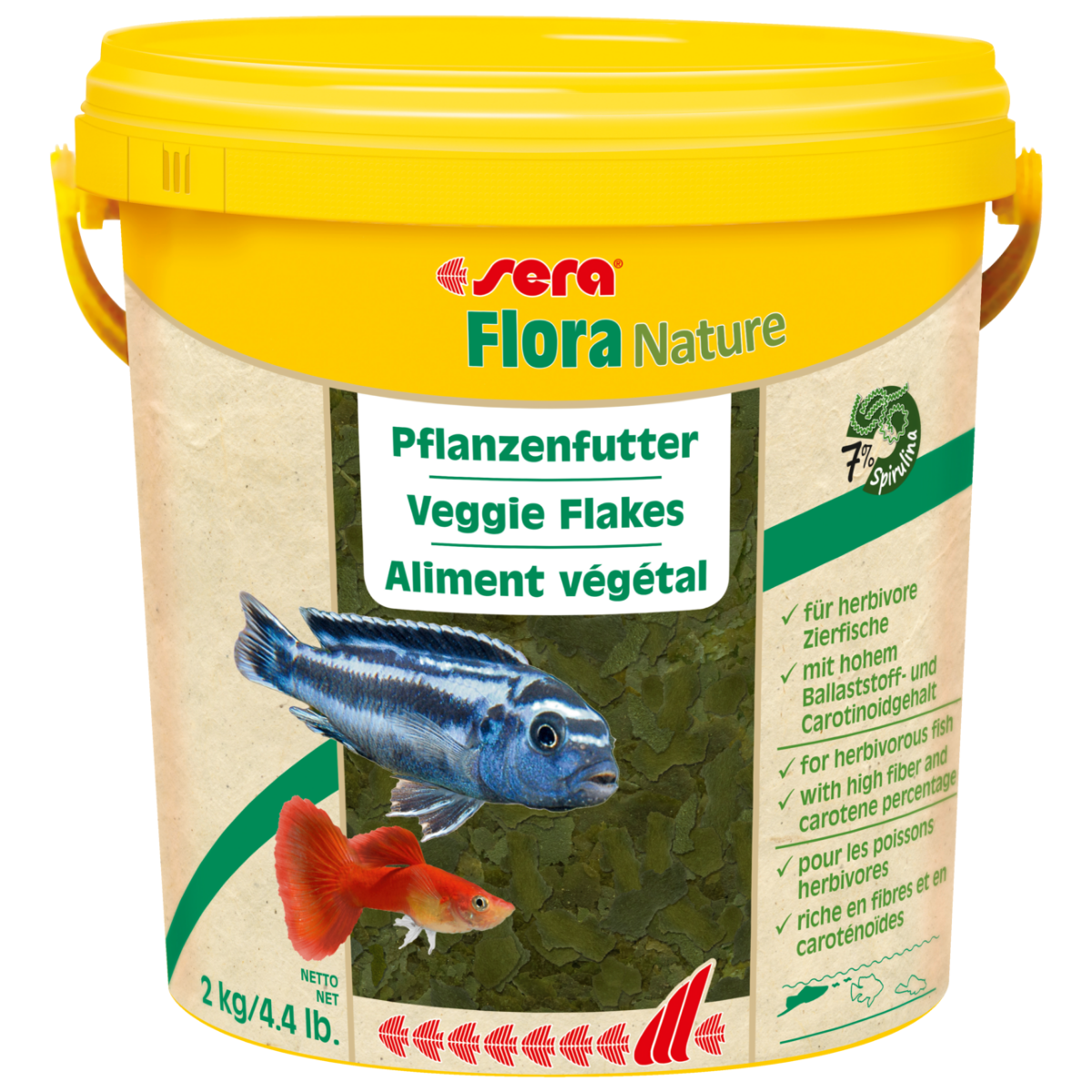 Sera Flora Nature 100 gr - Açık Yem