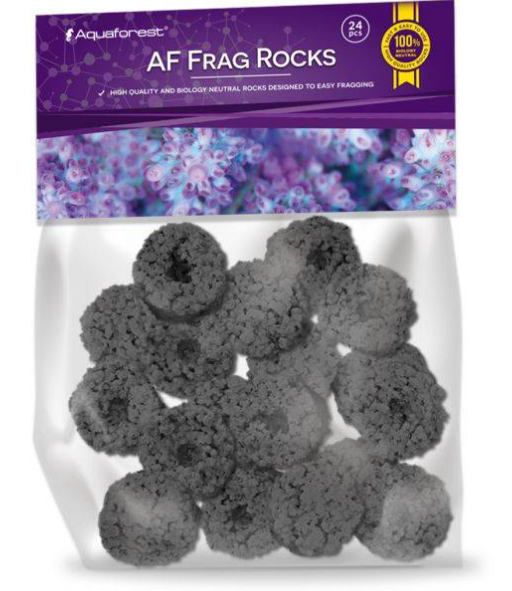 Aquaforest - AF Frag Rocks Black 24 pcs