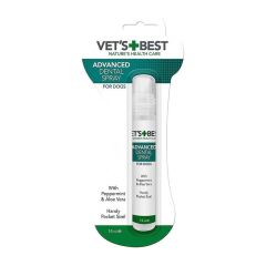 VET'S BEST Naneli Aloeveralı Köpek Ağız Diş Bakım Spreyi 14 ml