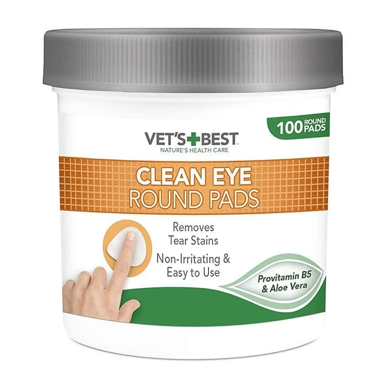 VET'S BEST Kedi ve Köpekler için AloeVera Özlü Göz Temizleme Pedi 100 lü