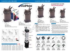 Dophin C-1000 Dış Filtre 1000L/Hr