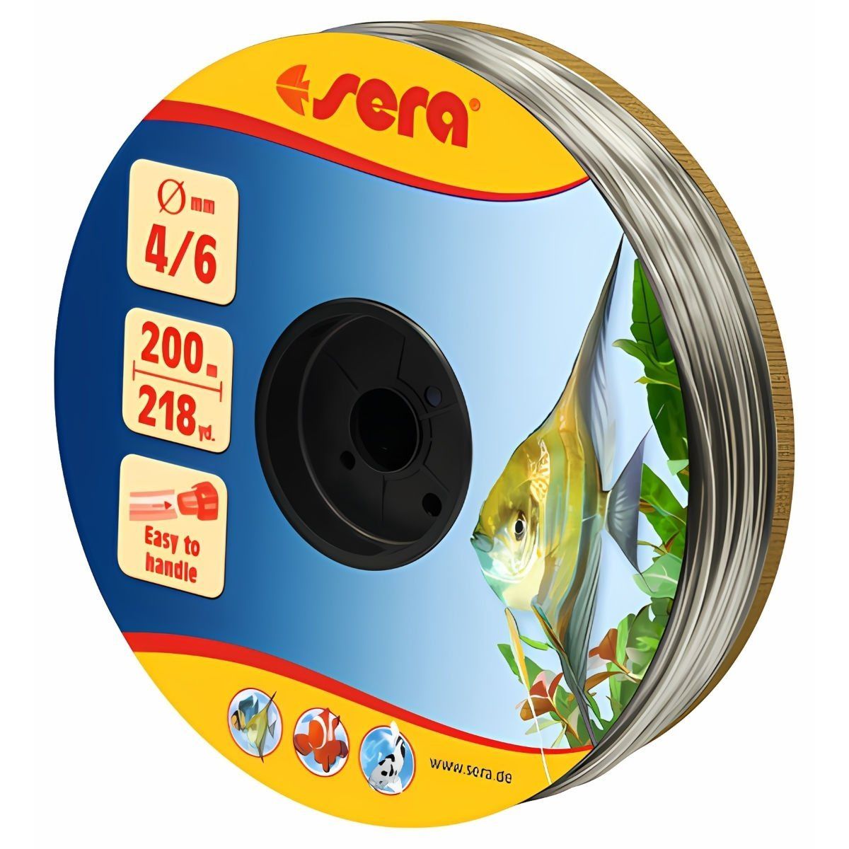 Sera Hava Hortumu Gri 4-6 mm 200 metre