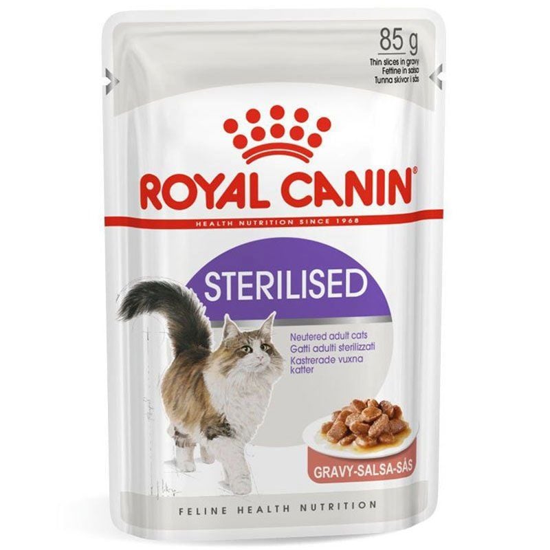 Royal Canin Sterilised Gravy 85 Gr Gravy Soslu Yaş Kedi Maması