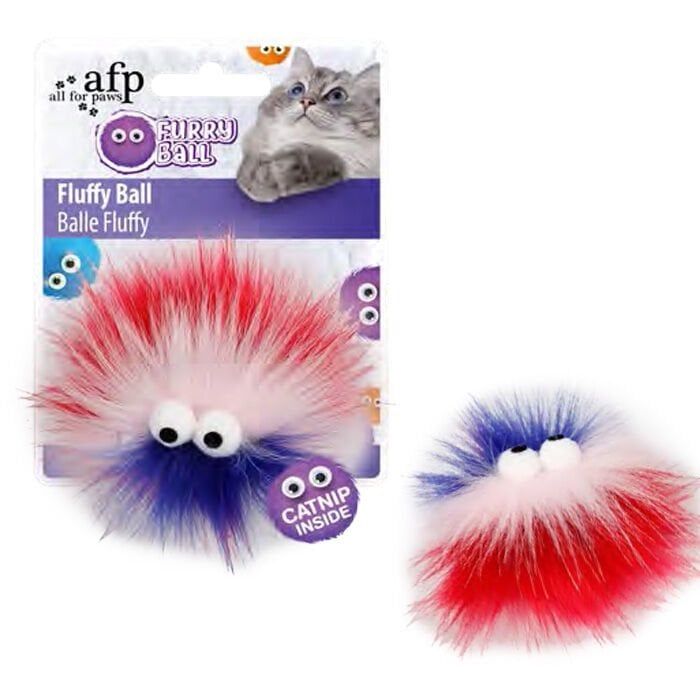 AFP Furry Ball Fluffer Catnipli Pembe 9,5 x 9 x 5 x 5 cm