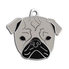 Dalis Pet Tag - Pug Köpek Künyesi