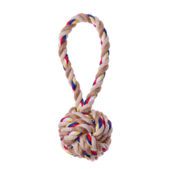 Eastland Halka Örgülü Diş İpi Top 7,5x20 Cm Köpek Oyuncağı