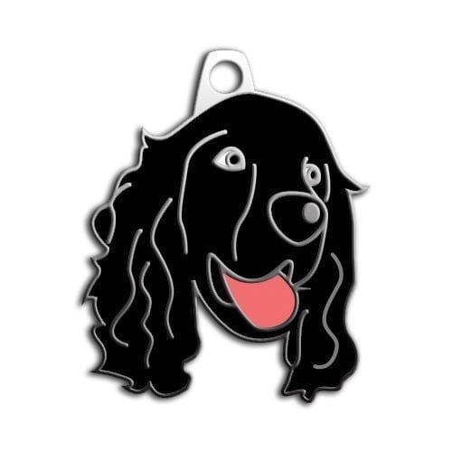 Dalis Pet Tag - Cocker Köpek Künyesi (Siyah)