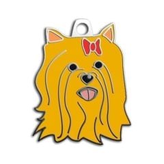 Dalis Pet Tag - York Shire Terrier Köpek Künyesi (Kizil)