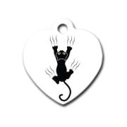 Dalis Pet Tag - Tirmanan Kedi Kalp Kedi Köpek Künyesi