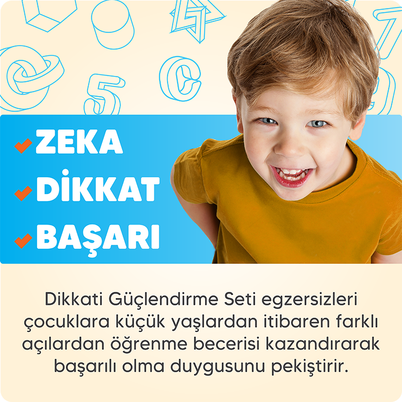 Dikkati Güçlendirme Seti 3 Yaş