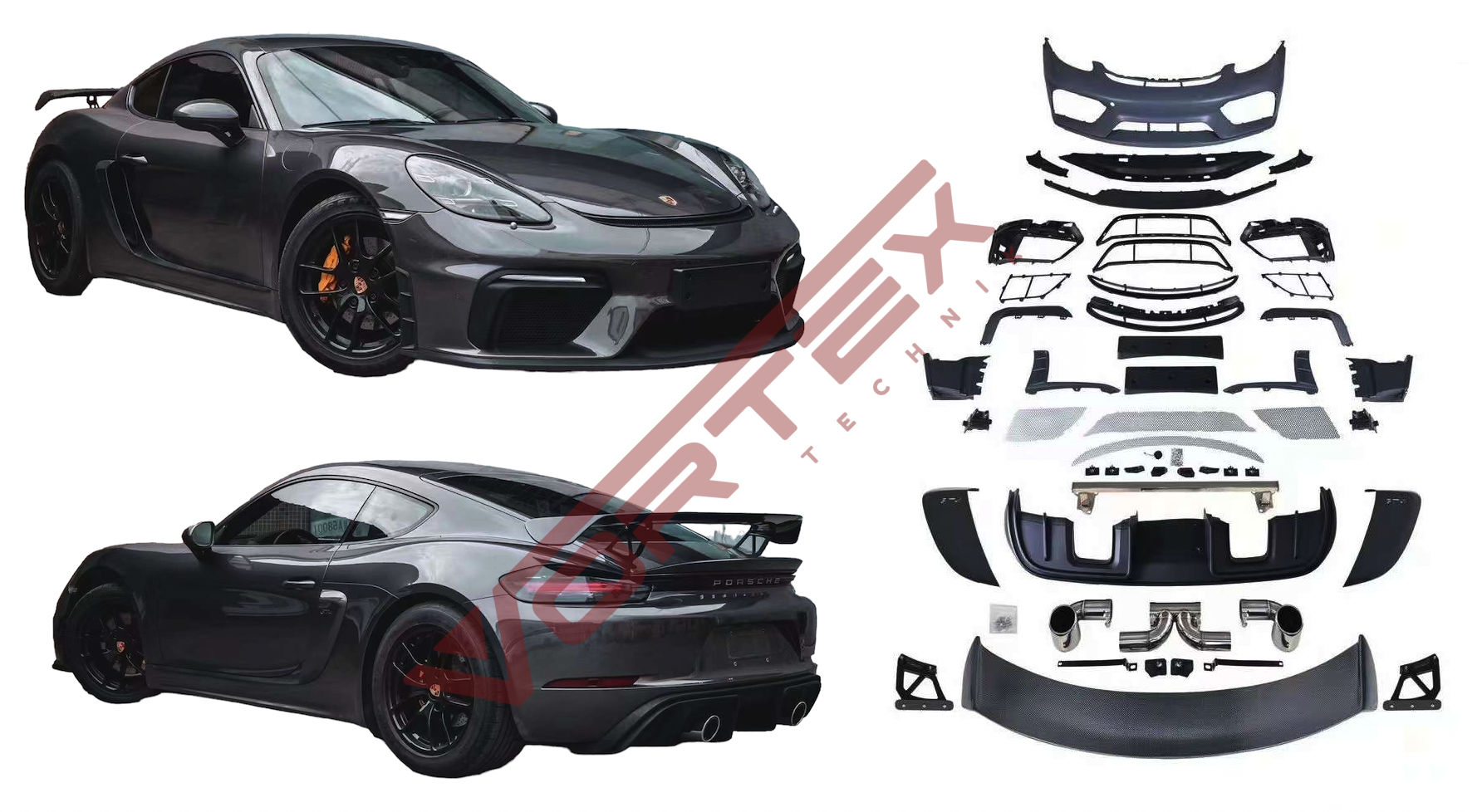 Porsche 718 Cayman 2016-2022 GT4 Body kit