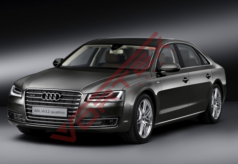 Audi A8 D4 2010-2013 için Facelift D4PA 2014- W12 Dönüşüm Seti