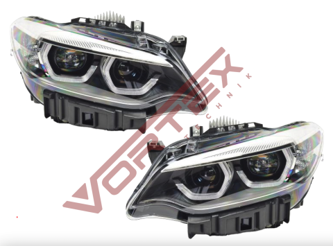 BMW 2 Serisi F22 2012-2016 Xenon farlar için Adaptif Led F22 LCI Far Dönüşüm Seti