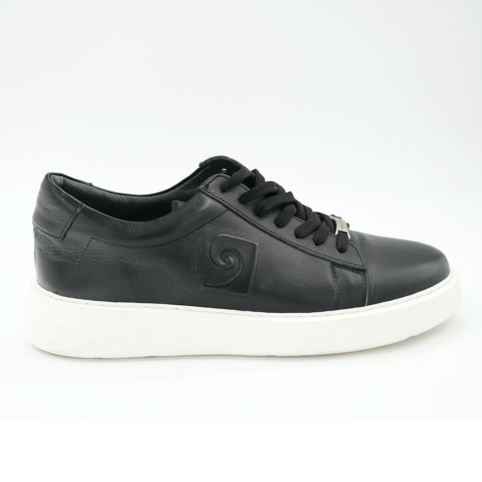 1362002 Erkek Sneaker Deri Ayakkabı 46 - Siyah