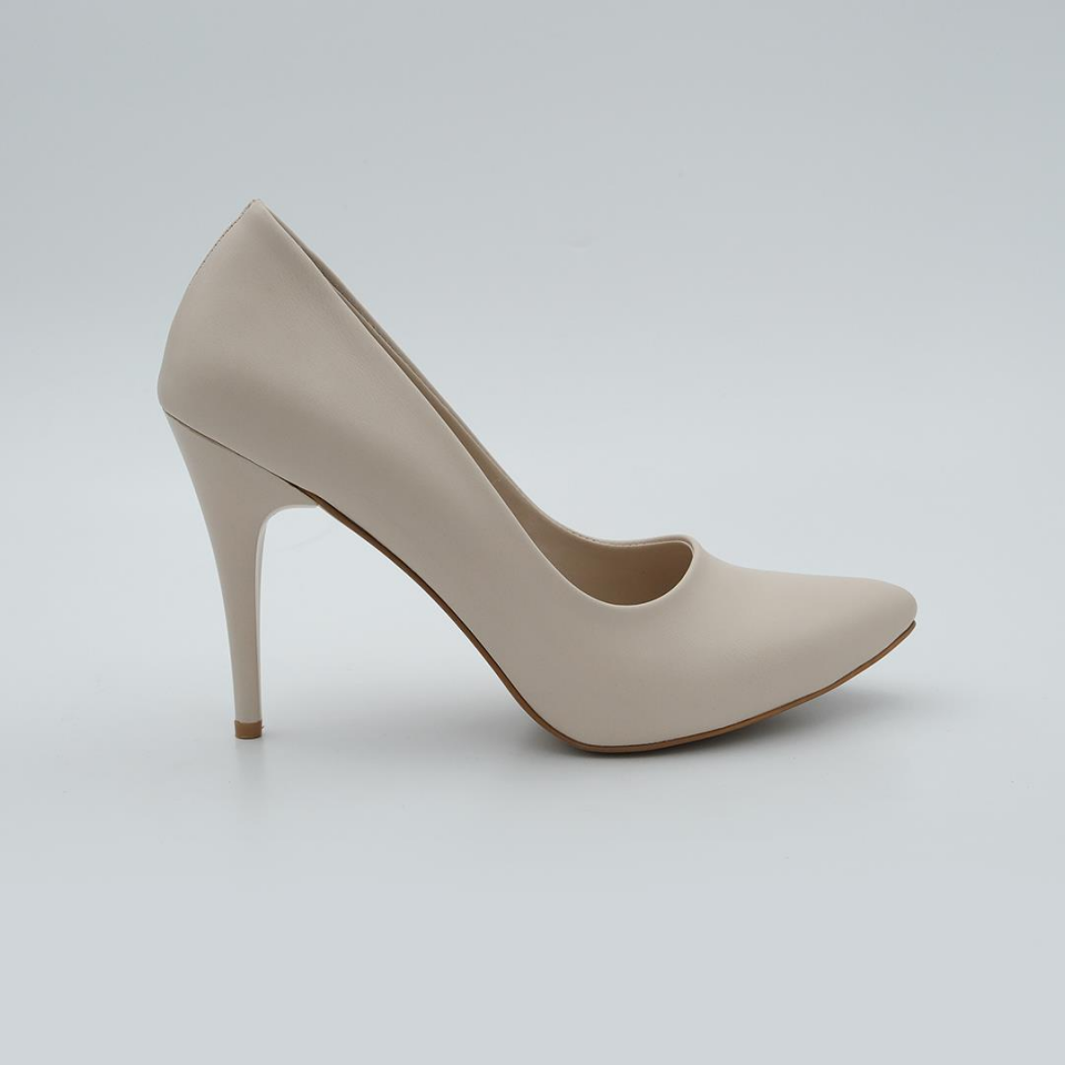 100 Stiletto Kadın Ayakkabı Ten Rengi - 37
