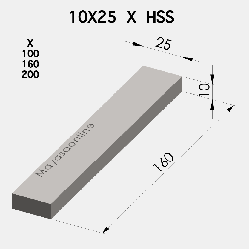 10x25xL HSS
