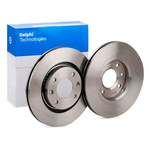 Peugeot Partner Ön Fren Diski 1.6 HDİ 2005-2011 266mm 2 Adet DELPHİ