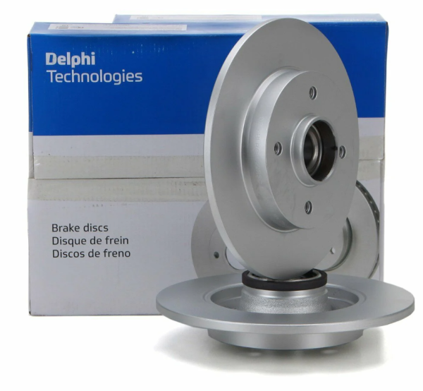 Citroen C3 Arka Fren Diski 1.4 VTI 2009-2016 Rulmanlı 249mm 2 Adet DELPHİ