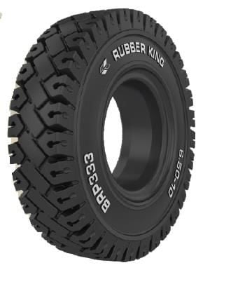 23X9-10 Premium Forklift Dolgu Lastiği Sekmansız Rubber King 6.50F-10 (23910)