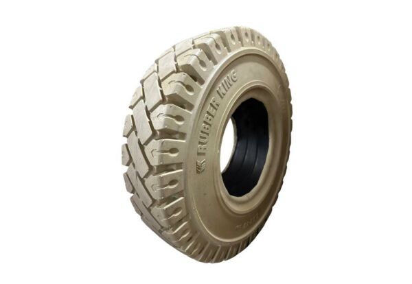 7.00-12 Premium Beyaz Forklift Dolgu Lastiği Sekmansız Rubber King 5.00S-12 (70012700-12)